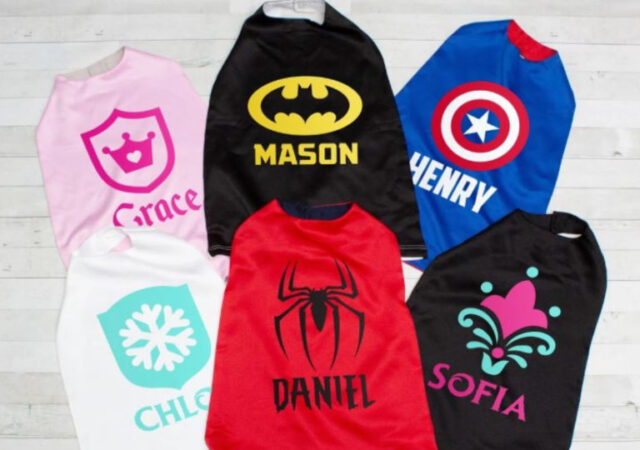 Personalized Super Hero Capes