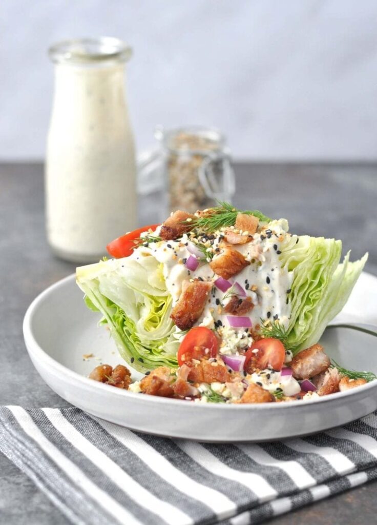 pork belly wedge salad