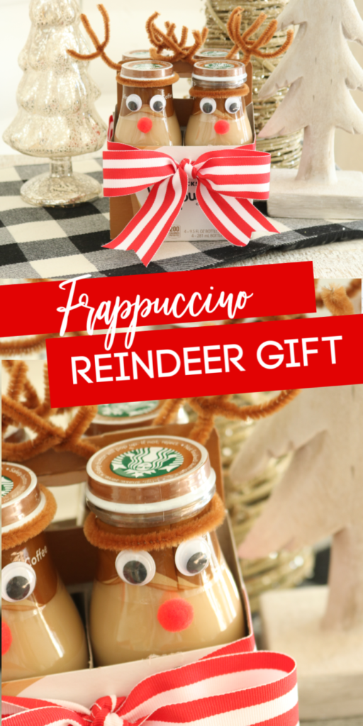 Reindeer Frappuccino Bottles Gift Idea