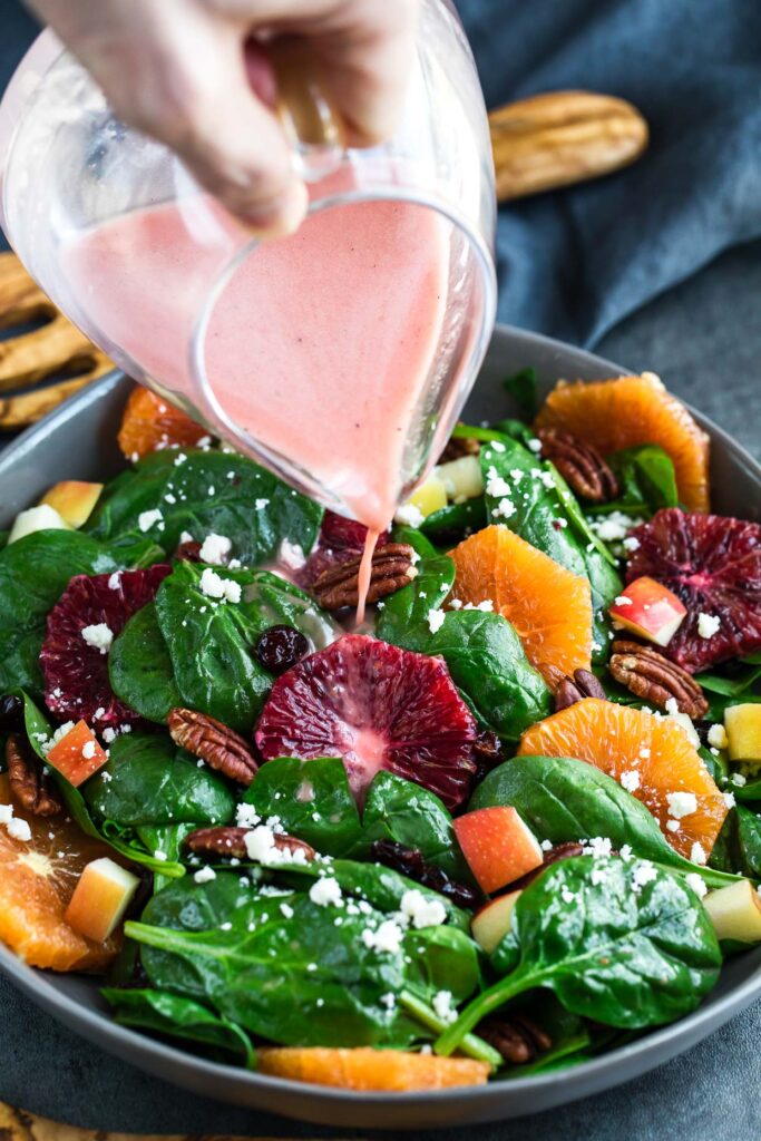 citrus spinach salad