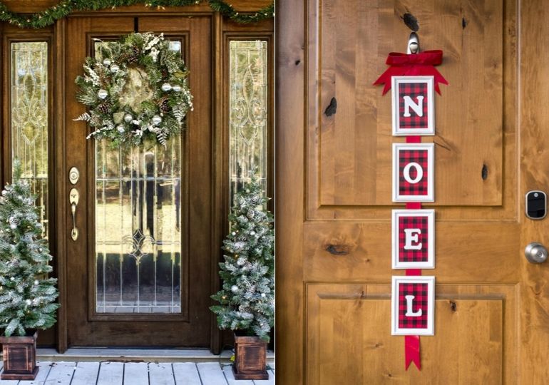 Christmas Door Decorations - 15 Adorable Christmas Door Decorating Ideas -  Passion For Savings