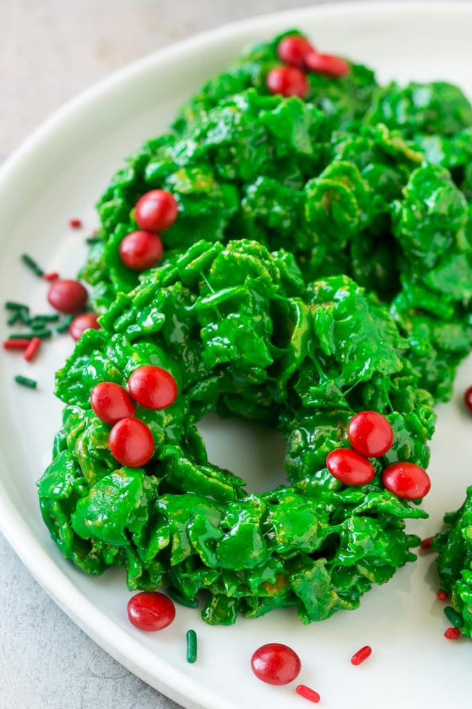wreath cookies