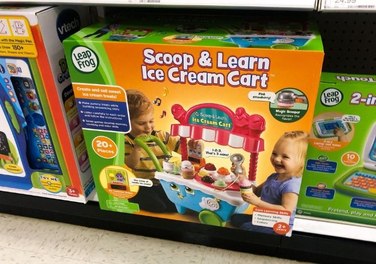 Leap Frog Scoop & Learn Ice Cream Cart on Sale - ice cream cart in store