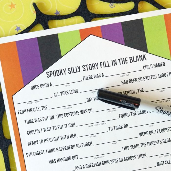 printable halloween games