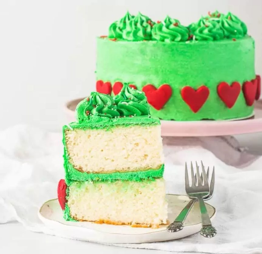 grinch cake recipe 