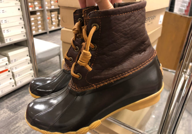 sperry duck boots cyber monday