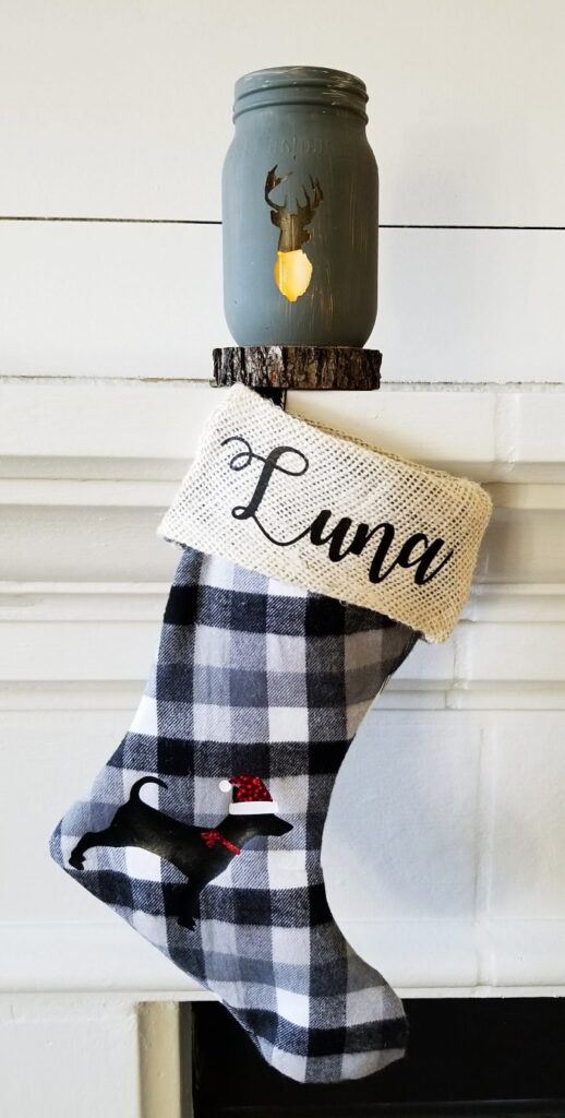 buffalo plaid stocking