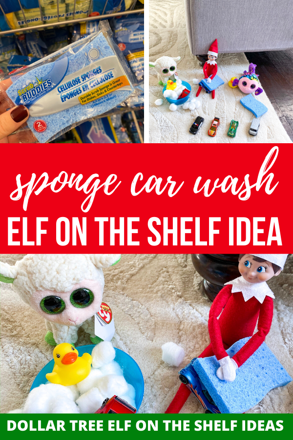 car wash elf on shelf