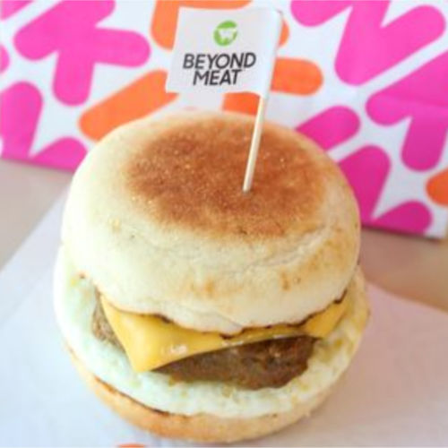 dunkin' free beyond sausage sandwich sample
