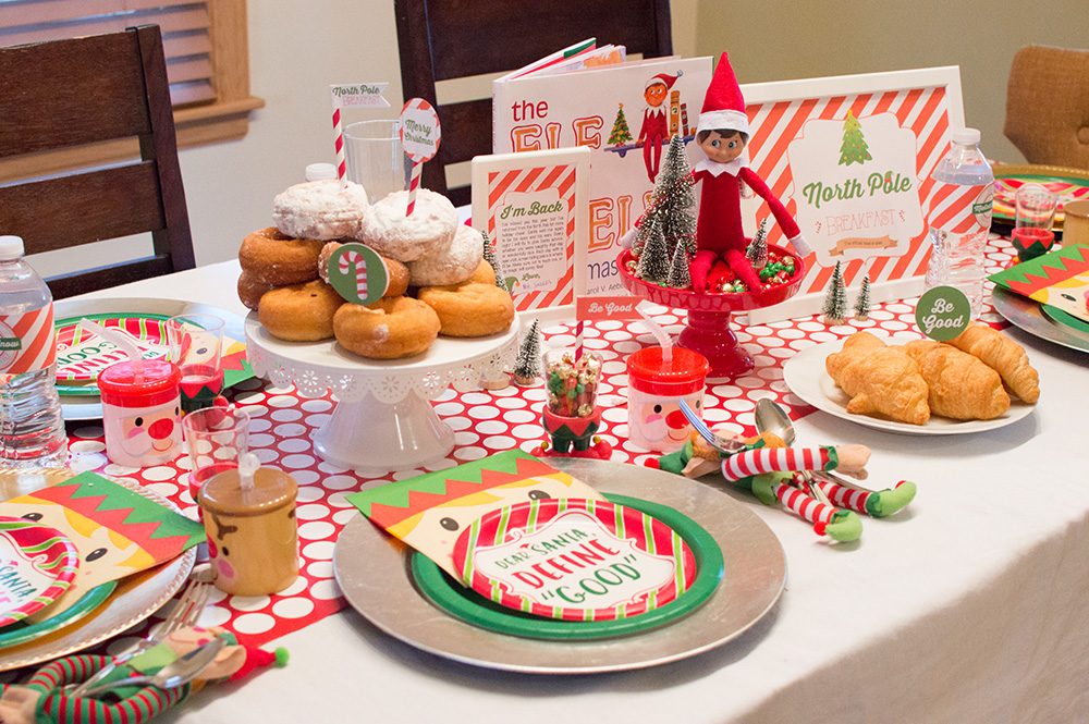 elf on shelf north pole printable