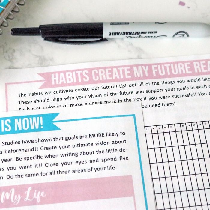 future planning printables