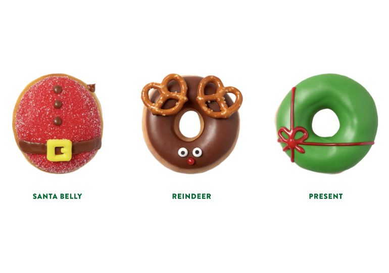 krispy kreme free holiday doughnut