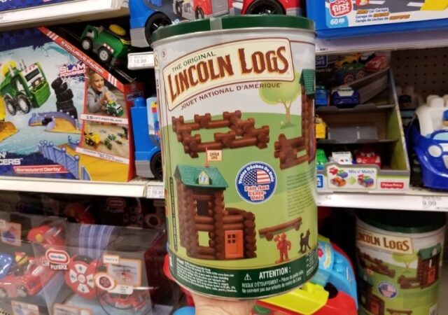Lincoln Logs on Sale - lincoln logs tin in store
