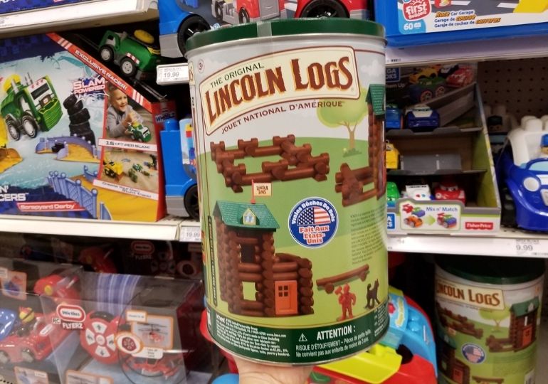 Lincoln Logs on Sale - lincoln logs tin in store