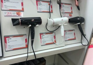 Black Friday T3 Deals - hair dryers in store