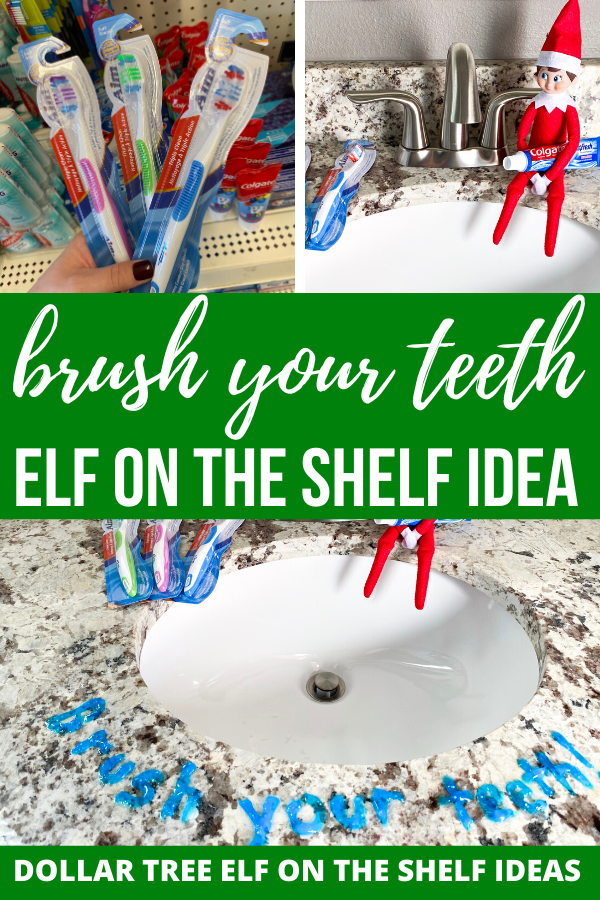 toothbrush elf on shelf craft