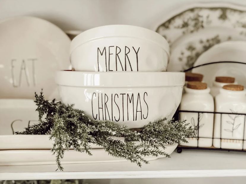 Christmas Mixing Bowls on sale