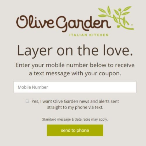 Olive Garden Coupons Deals Save 15 Off Your Meal Passion