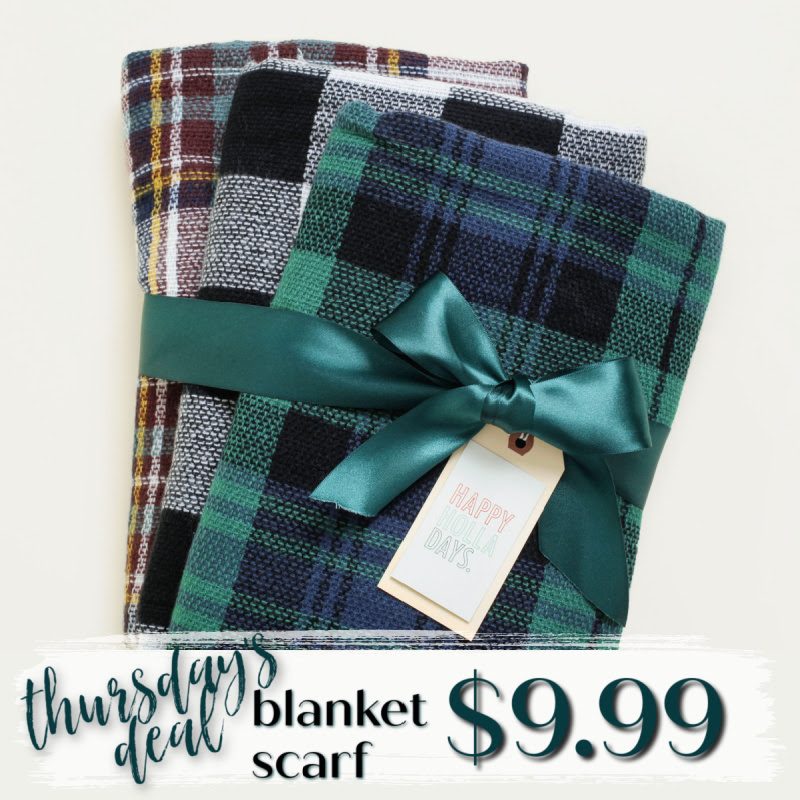 Cents of Style Blanket Scarves on Sale - sale ad