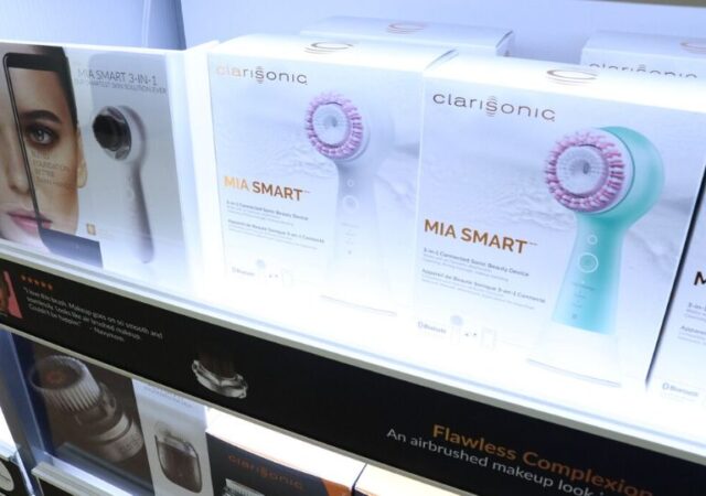 Clarisonic Facial Cleansing Brush on Sale - clarisonic on display in store