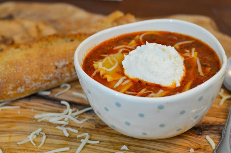 lasagna soup