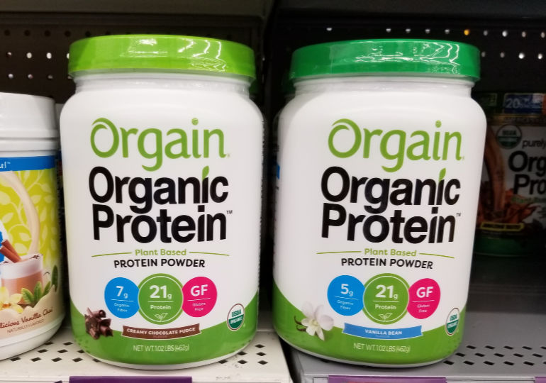 orgain protein powder on sale