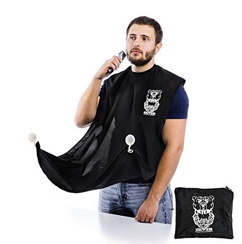 beard trimmings bib