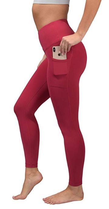 PHISOCKAT 2 Pack High Waist Yoga Pants with Pockets Tummy Control Leggings  Wo