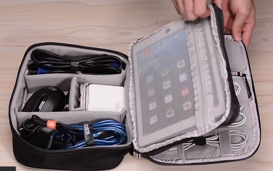 cord and electronics organizing bag