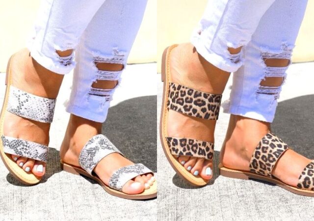 Double Band Sandals on sale