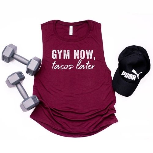 Graphic Workout Tanks on Sale (1)