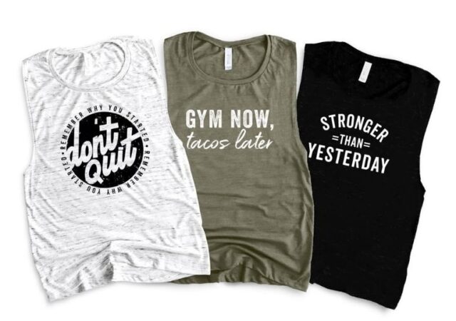 Graphic Workout Tanks on Sale (4)