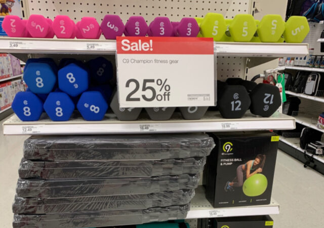 Target C9 Workout Equipment on Sale