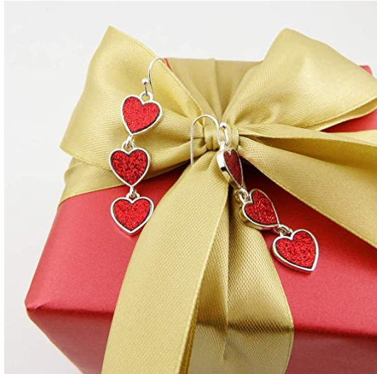valentine earrings