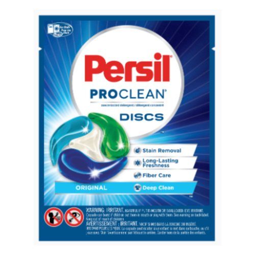 free sample of persil proclean detergent - persil proclean discs