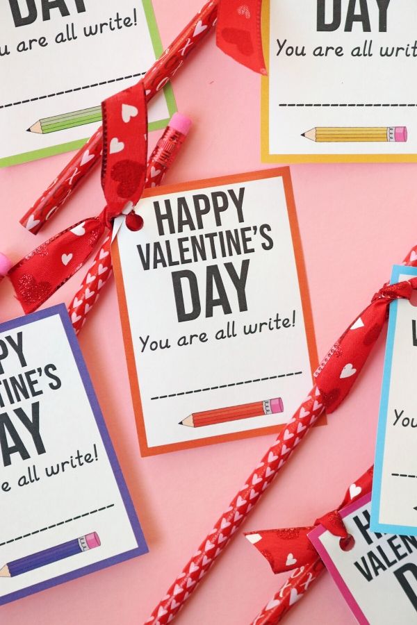 pencil valentine