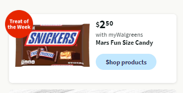 mars candy coupons