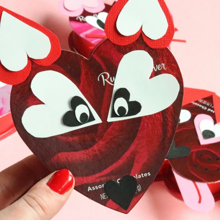 valentines day fox chocolates box