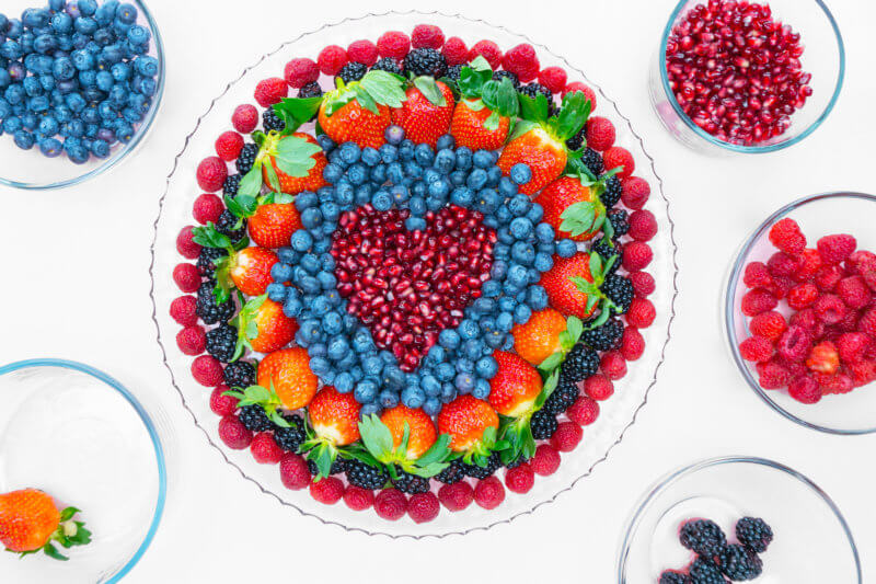 valentines day fruit