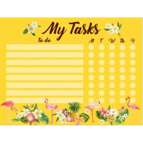 Dry Erase Task Charts on Sale