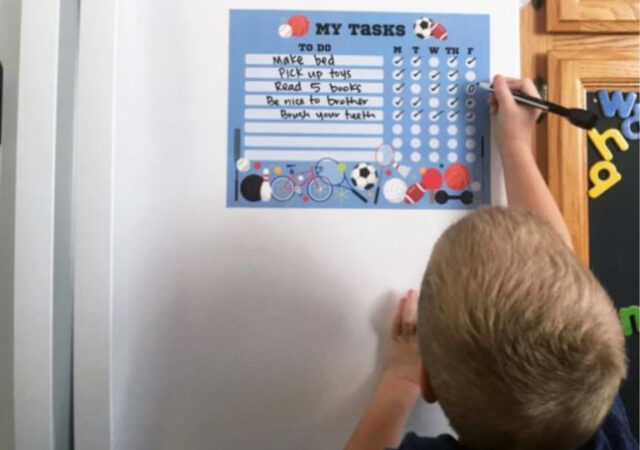 Dry Erase Task Charts on Sale