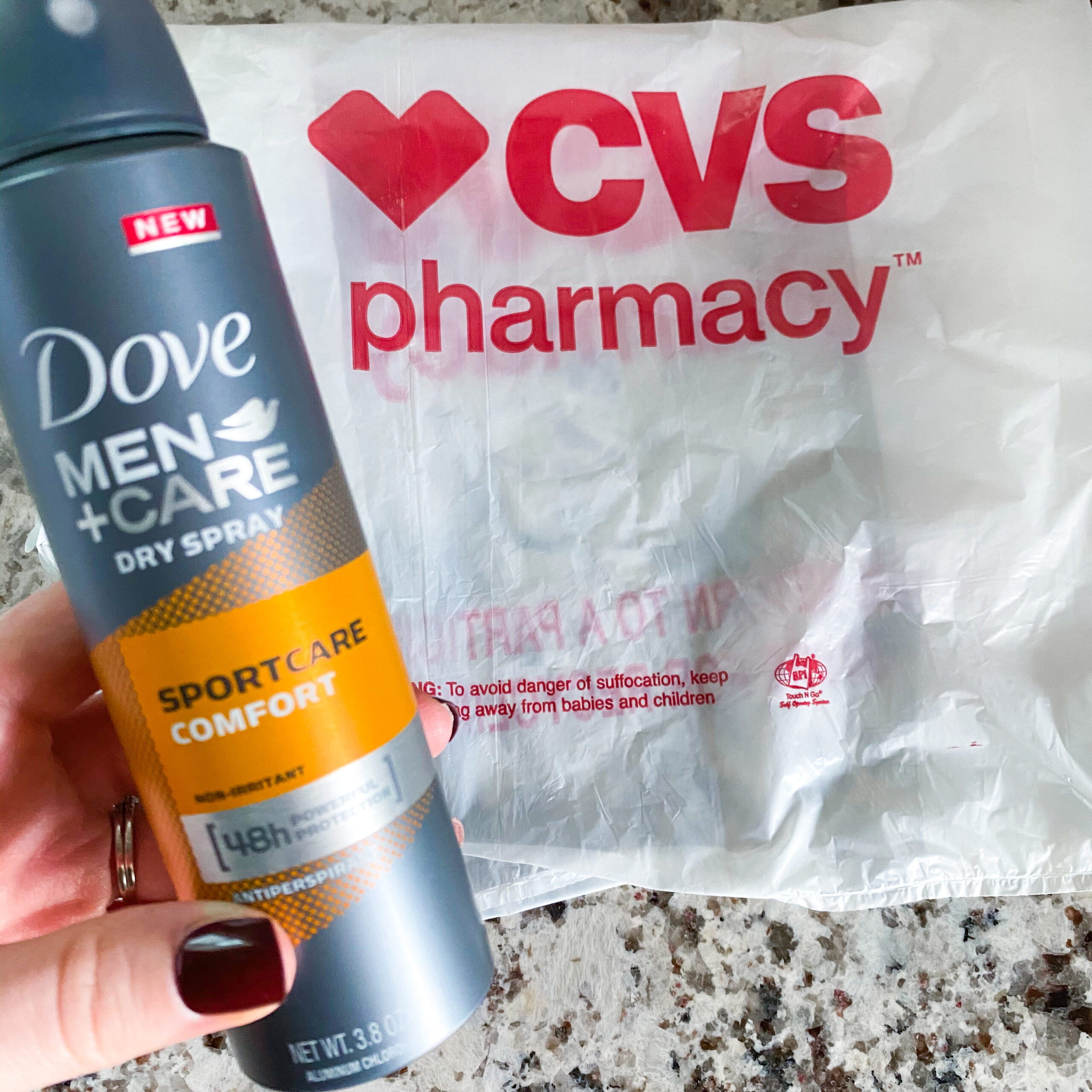 cvs dry spray dove sportcare