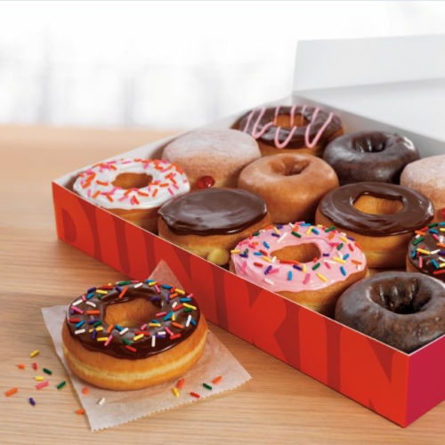 free half-dozen donuts at dunkin'