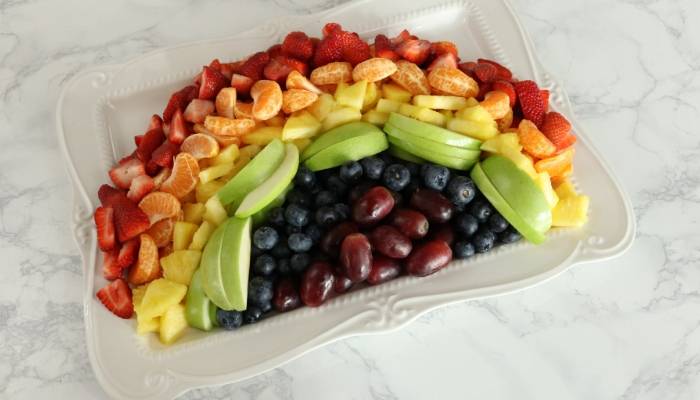 rainbow fruit tray