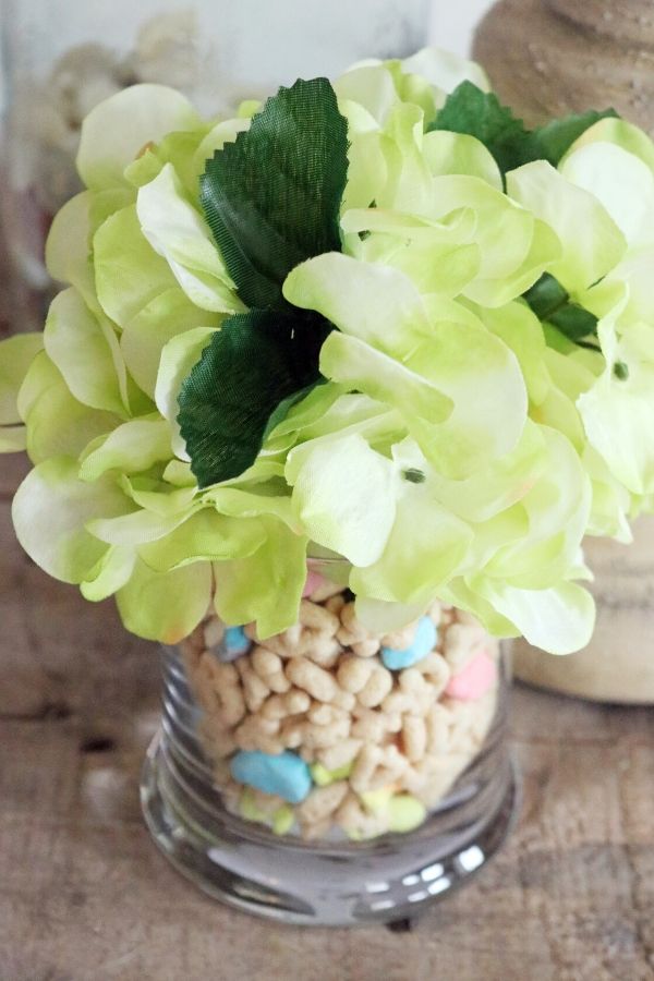 lucky charm floral arrangement
