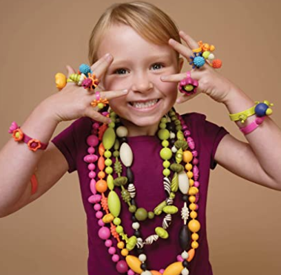 Activities for Kids at Home - B. Toys Snap Bead Set