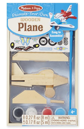 Activities for Kids at Home - Melissa & Doug Decorate Your Own Wooden Plane