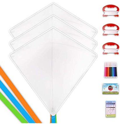 Activities for Kids at Home - Color Your Own Kite Set