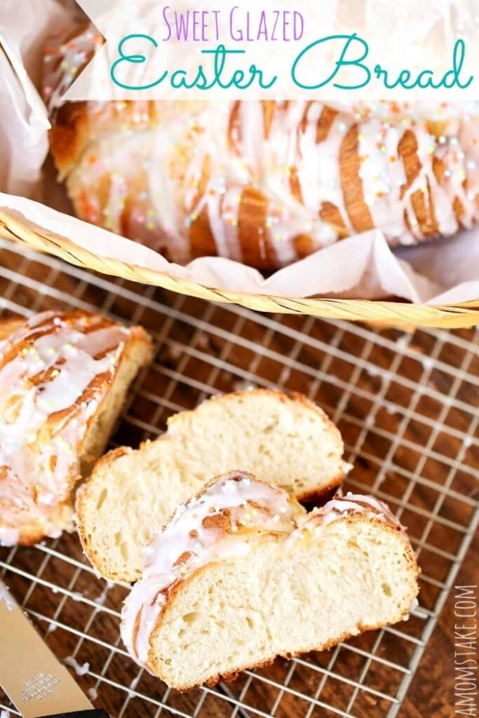 sweet glazed bread