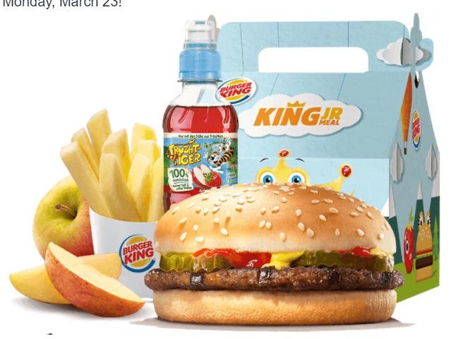 burger king kids meal